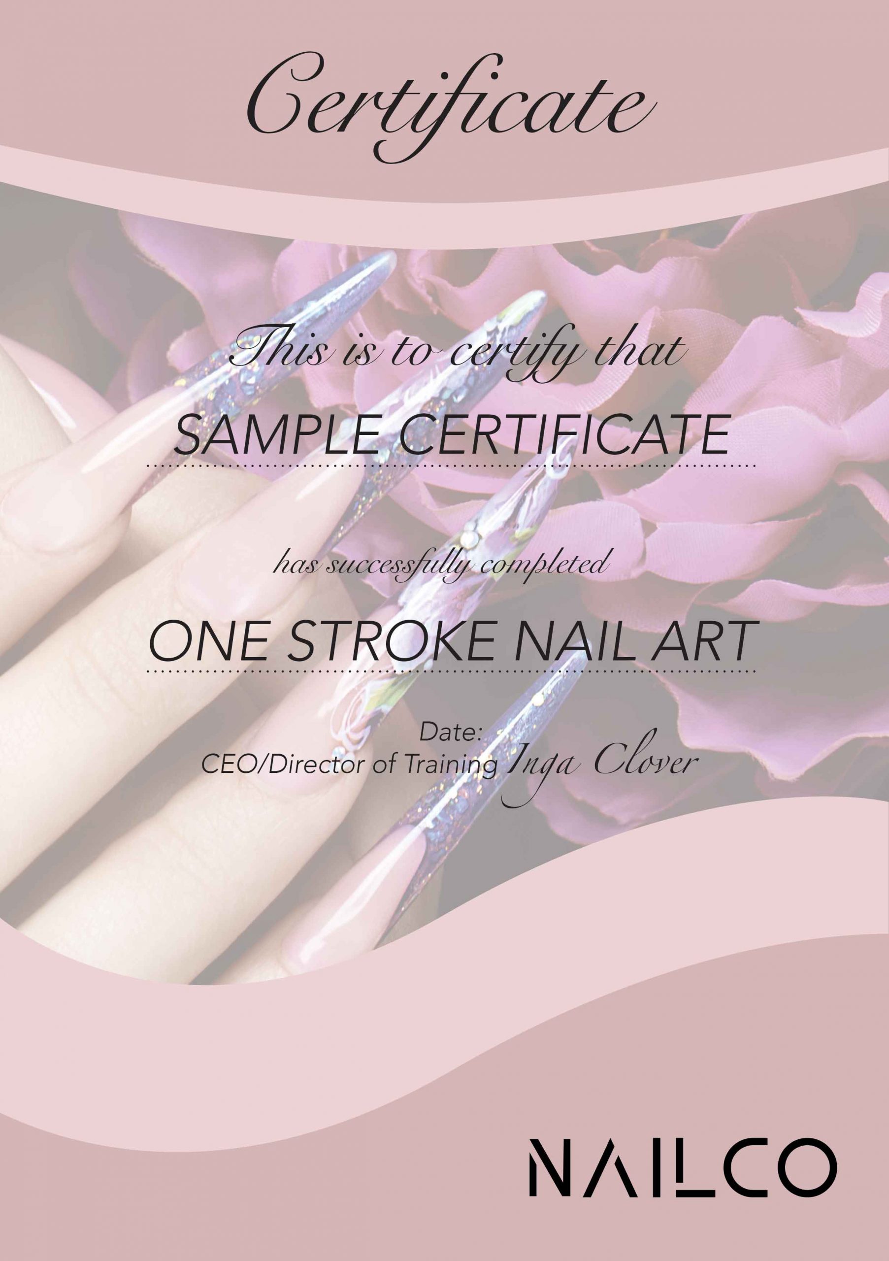 One Stroke Nail Art Course – Nailco International